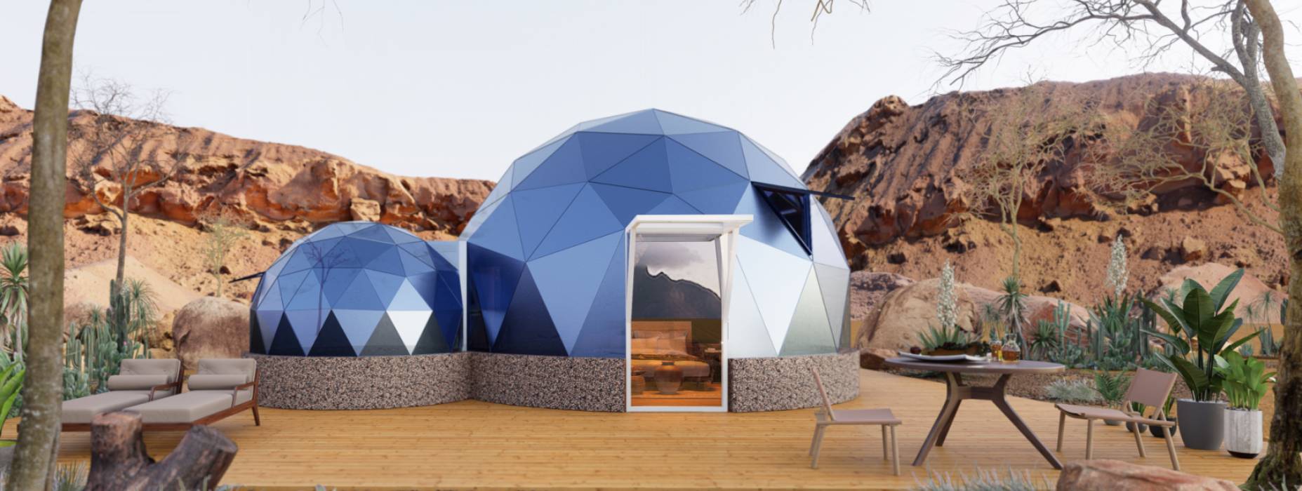 临淄区球形智能光伏玻璃星空房